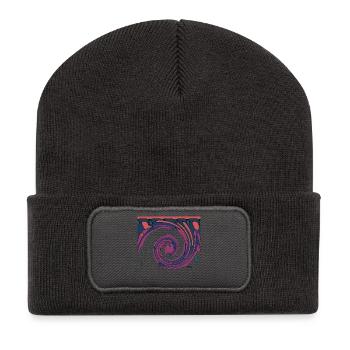 Autumn 3 - Recycelte Patch Beanie - Dunkelgrau - Vorne