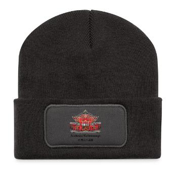 Yawata, Iwashimizu Hachimangu, Région de Kyoto, Japon - Beanie recyclé à patch - charbon - Devant