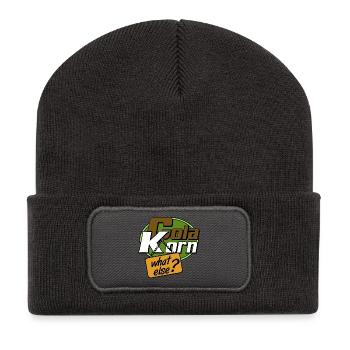 Korn , Party , Weizenkorn Cola Korn what else (25) - Recycled Patch Beanie - dark grey - Front