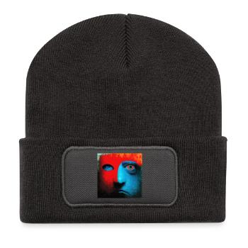 Surreal 09 - Recycled Patch Beanie - dark grey - Front