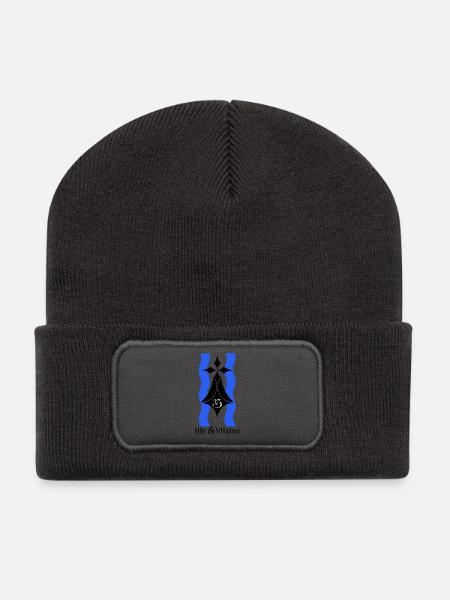 Ille et vilaine - Beanie recyclé à patch - charbon