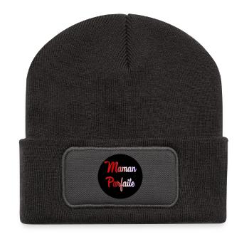 MOTHER'S DAY. HAPPY MOTHER'S DAY - Recycled Patch Beanie - dark grey - Front