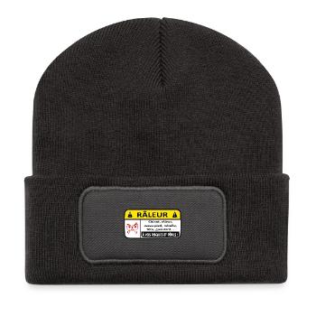 Complaining Danger - Recycled Patch Beanie - dark grey - Front