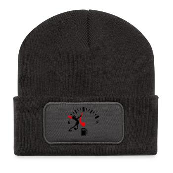 Refuelling at the pump Electric energy drive - Recycled Patch Beanie - dark grey - Front