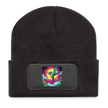 Hummingbird - Recycled Patch Beanie - dark grey - Front