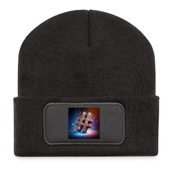 Symbol 4 - Recycled Patch Beanie - dark grey - Front