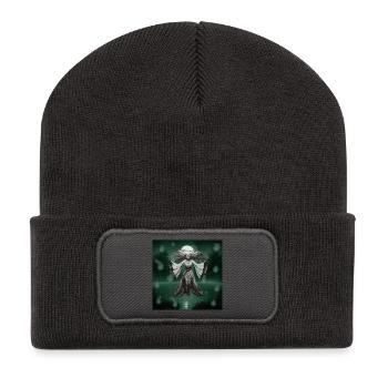 Geisterfrau, seelen, dark fantasy Prints, Banshees - Recycelte Patch Beanie - Dunkelgrau - Vorne