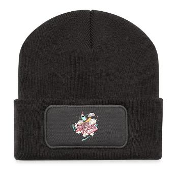 Born To Ride - Snowboard - Recycelte Patch Beanie - Dunkelgrau - Vorne