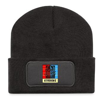 Astronomy Retro Style - Recycled Patch Beanie - dark grey - Front