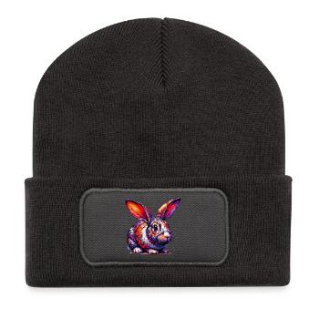 Rabbit - Recycled Patch Beanie - dark grey - Front