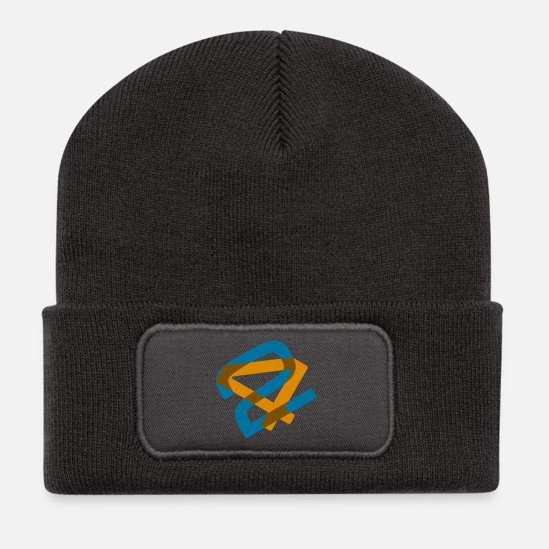42 - Die Antwort auf alles - Recycelte Patch Beanie - Dunkelgrau
