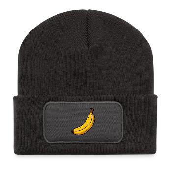 Banana Classic - Recycled Patch Beanie - dark grey - Front