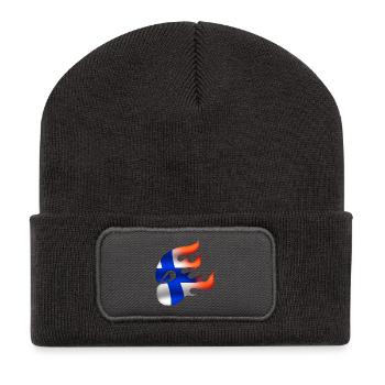Drapeau de la Finlande - Finlande - Ninja - Beanie recyclé à patch - charbon - Devant