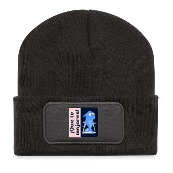 Make yourself better Sea Creatures - Recycled Patch Beanie - dark grey - Front