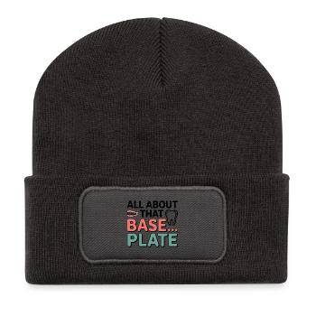 Dental Lab Technician Base Plate  - Recycled Patch Beanie - dark grey - Front