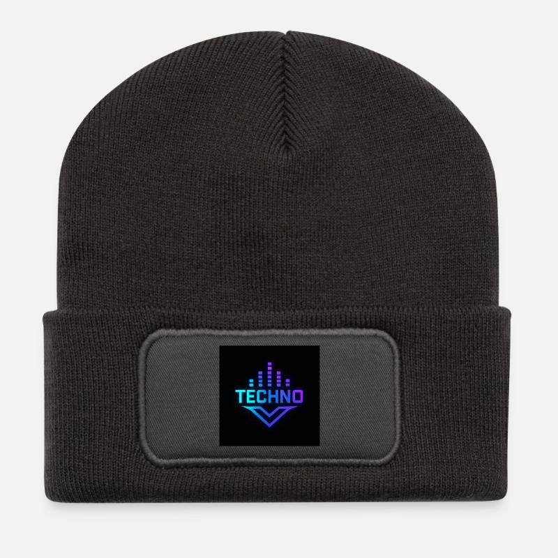 FC2440AC-0E2F-4DCC-B0B8-86F36998DBEB - Recycelte Patch Beanie - Dunkelgrau