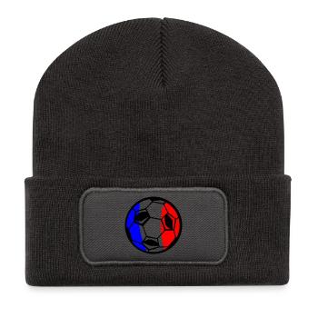 Football France - Beanie recyclé à patch - charbon - Devant