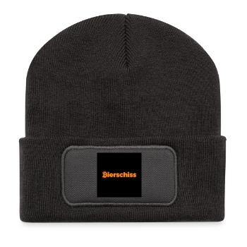 Bierschiss Malle - Recycled Patch Beanie - dark grey - Front
