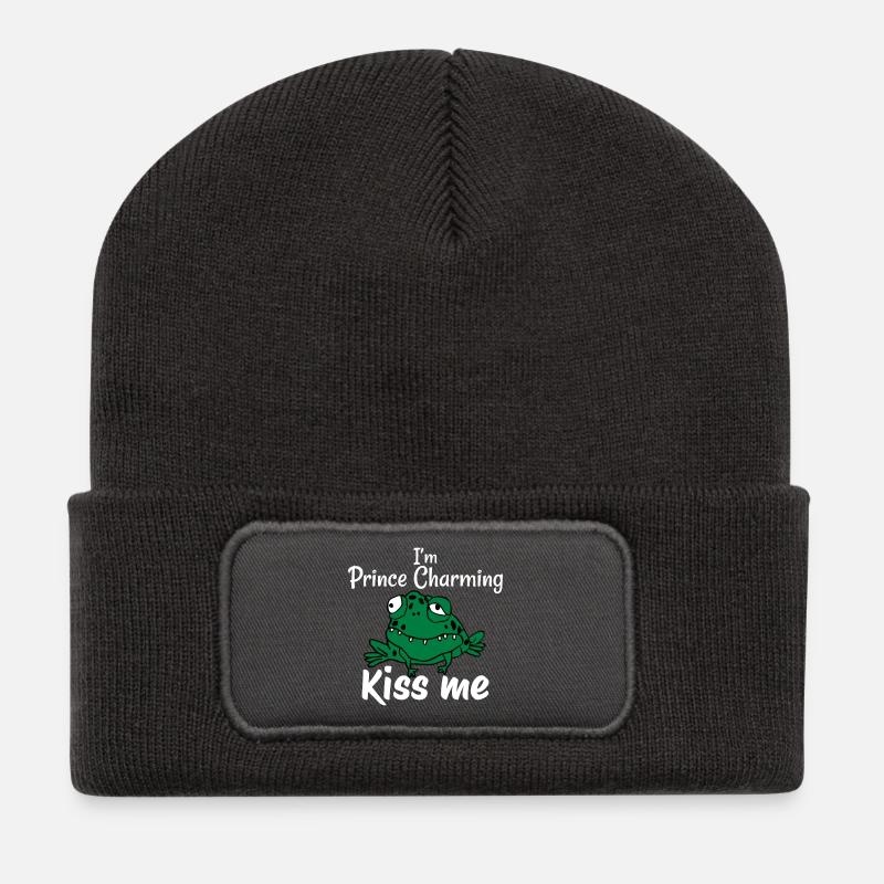 Im Prince Charming - Recycled Patch Beanie - dark grey