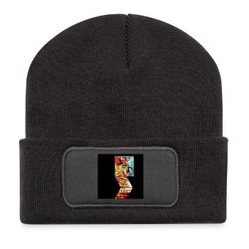 Tansi Dance - Recycelte Patch Beanie - Dunkelgrau - Vorne