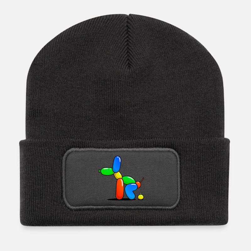 Balloon Dog - Recycled Patch Beanie - dark grey