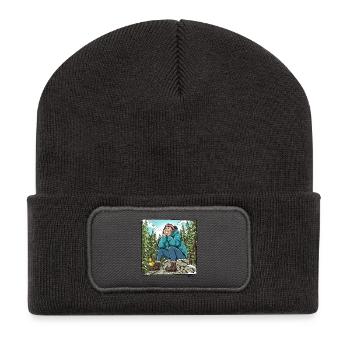 Me_In_Winter - Recycled Patch Beanie - dark grey - Front