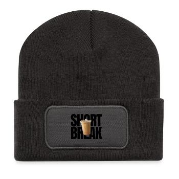 Short Break - Recycled Patch Beanie - dark grey - Front