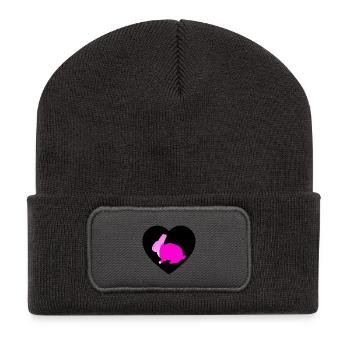 Rabbit - Recycled Patch Beanie - dark grey - Front