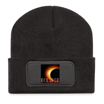 Total Solar Eclipse 2026 - Recycled Patch Beanie - dark grey - Front