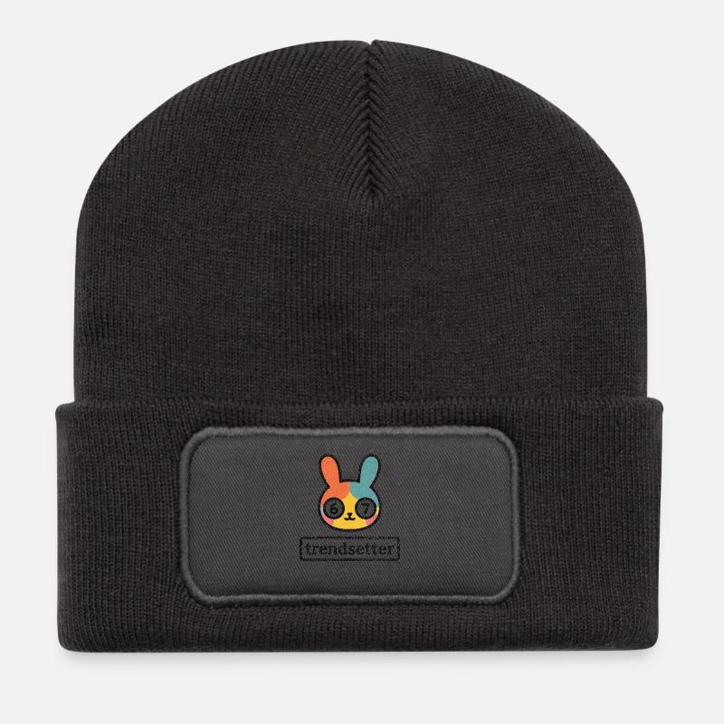 Bunny 67: Trendsetter - Recycled Patch Beanie - dark grey