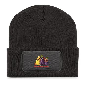 Vitamin Mafia Fruit Troop - Recycled Patch Beanie - dark grey - Front