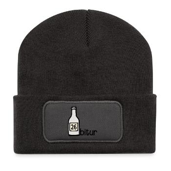 Party Bottle - Abitur 2026 - Recycled Patch Beanie - dark grey - Front