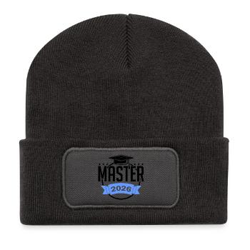 Master 2026 Graduation Graduation - Recycled Patch Beanie - dark grey - Front