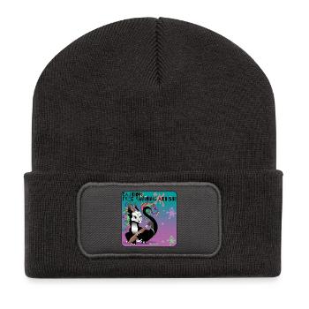 Attention: Freelance Running Artist - Recycled Patch Beanie - dark grey - Front