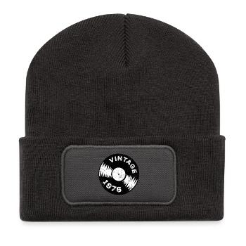50e anniversaire 1976 - Beanie recyclé à patch - charbon - Devant
