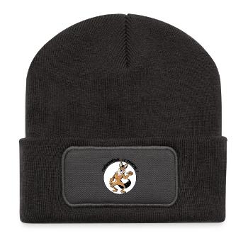 Phénoménal, le chacal ! - Beanie recyclé à patch - charbon - Devant