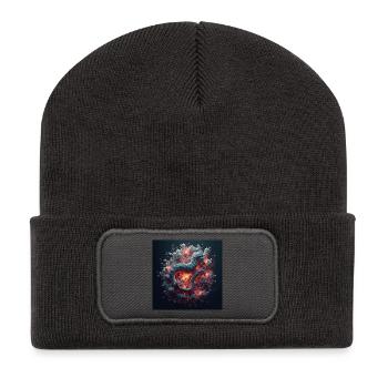 hypocampal - Recycled Patch Beanie - dark grey - Front