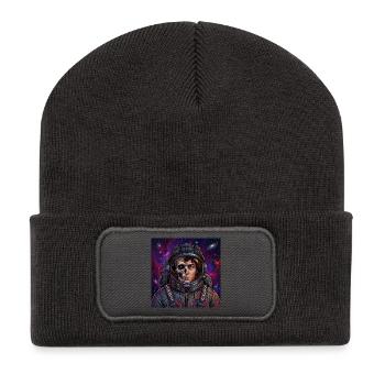 Morts dans l’espace - Beanie recyclé à patch - charbon - Devant