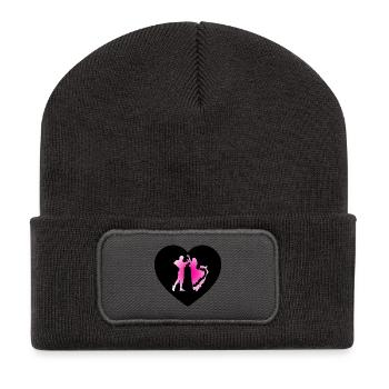 Tanzen - Recycelte Patch Beanie - Dunkelgrau - Vorne