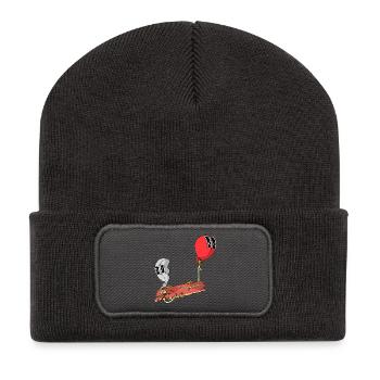 SCHWEBEN - Recycelte Patch Beanie - Dunkelgrau - Vorne