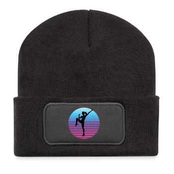 Group Fitness Gift for the Cardio Lover - Recycled Patch Beanie - dark grey - Front