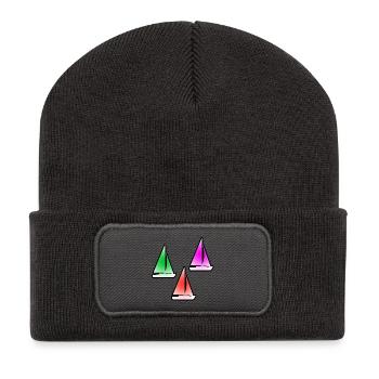 Sail - Recycled Patch Beanie - dark grey - Front