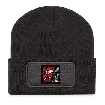 Mode Jour de Match Actif - Beanie recyclé à patch - charbon - Devant