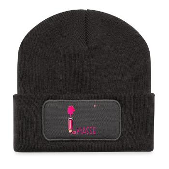 School Enrollment School Child Hobby Horsing - Recycled Patch Beanie - dark grey - Front