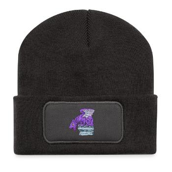 Purple Gargoyille - Recycled Patch Beanie - dark grey - Front