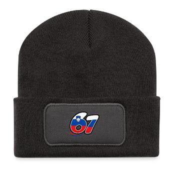 67 Édition Slovénie - Beanie recyclé à patch - charbon - Devant
