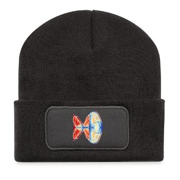 Feuer & Eis - Chaoskunst - Recycled Patch Beanie - dark grey - Front