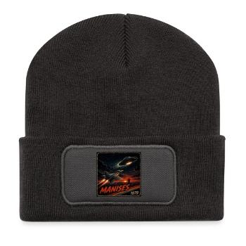 Manises UFO 1979 - Recycled Patch Beanie - dark grey - Front