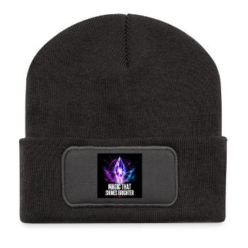 Magic Crystal: Light Shines Brighter - Recycled Patch Beanie - dark grey - Front