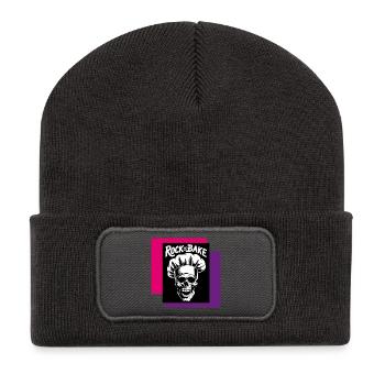 Rock and Bake Skull Chef - Recycled Patch Beanie - dark grey - Front